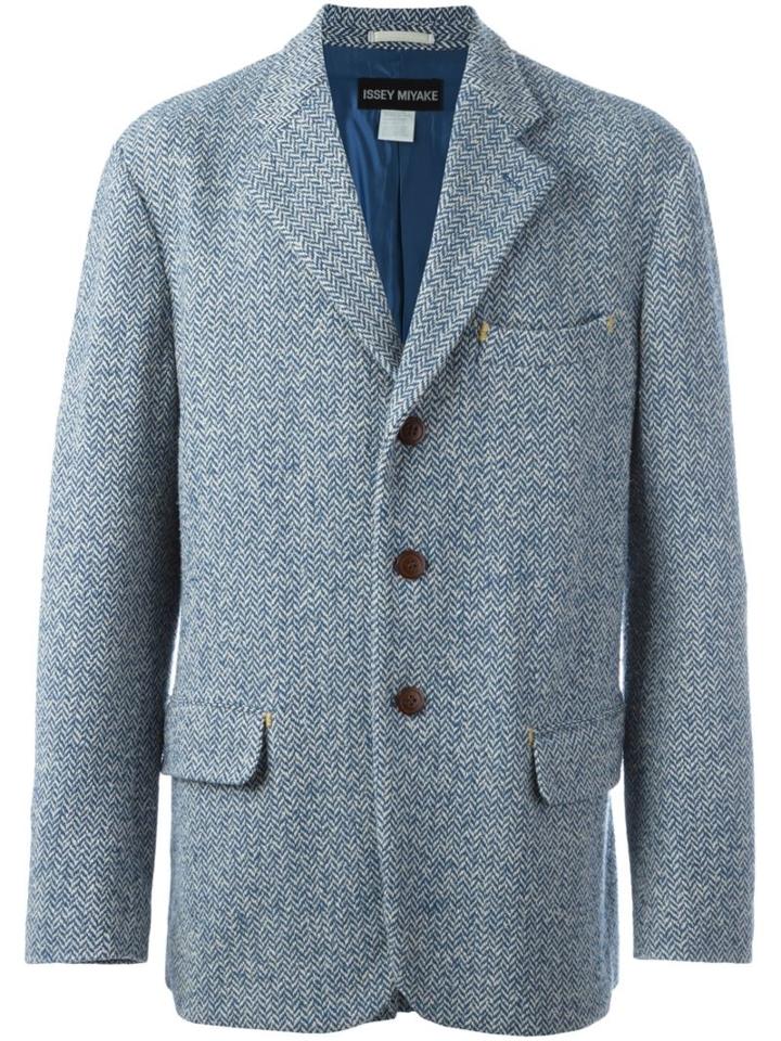 Issey Miyake Vintage Herringbone Tweed Jacket