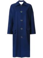 Julien David Single Breasted Coat, Women's, Size: Xs, Wool