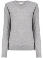 Comme Des Garçons Comme Des Garçons V-neck Jumper - Grey