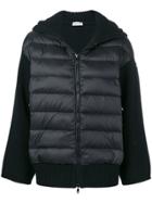 Moncler Padded Front Knit Jacket - Black