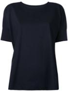 Lemaire - Crew Neck T-shirt - Women - Cotton - M, Black, Cotton