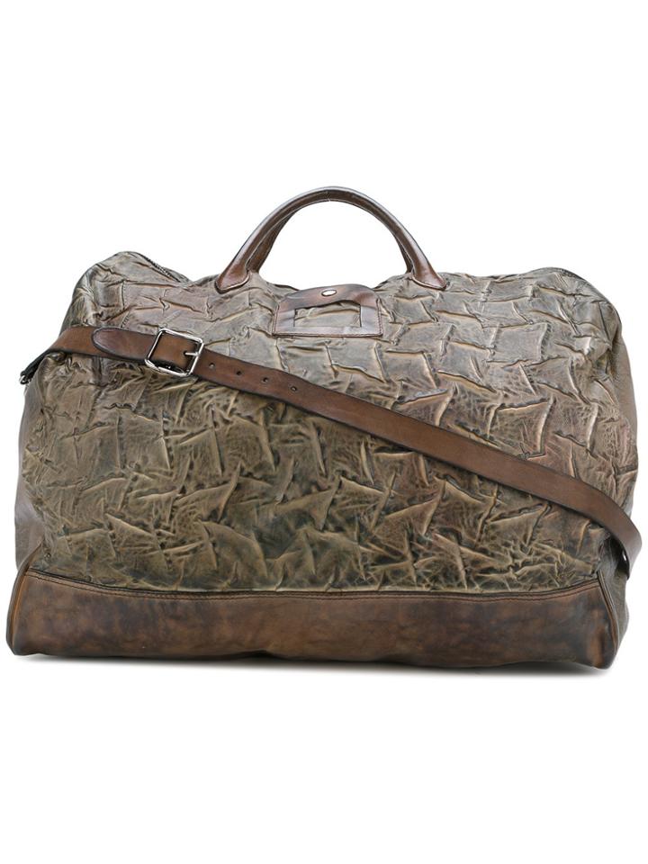 Numero 10 Luggage Bag With Handles - Green