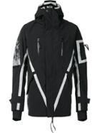 11 By Boris Bidjan Saberi Reflective Jacket, Men's, Size: Small, Black, Polyamide/polyester/other Fibers