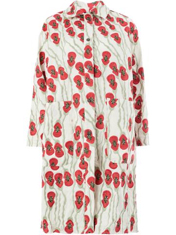 Miaoran Embroidered Flowers Coat