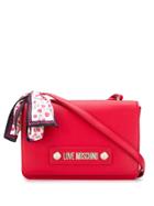 Love Moschino Logo Cross-body Bag - Red