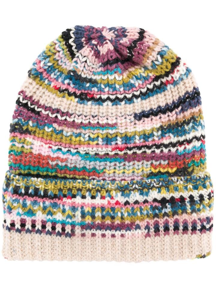 Missoni Knitted Hat - Nude & Neutrals