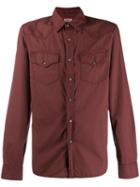 Brunello Cucinelli Long-sleeved Western Shirt - Red