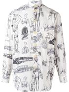 Jean Paul Gaultier Vintage 'first Aid' Printed Shirt - White