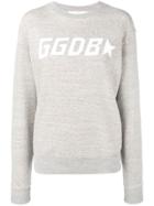 Golden Goose Deluxe Brand Contrast Logo Sweatshirt - Grey