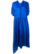 Christian Wijnants - Oversized Dress - Women - Silk - 40, Blue, Silk