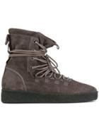 Represent Lace-up Boots - Grey
