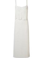 Brigitte Pattern Lace Dress, Women's, Size: Pp, White, Cotton