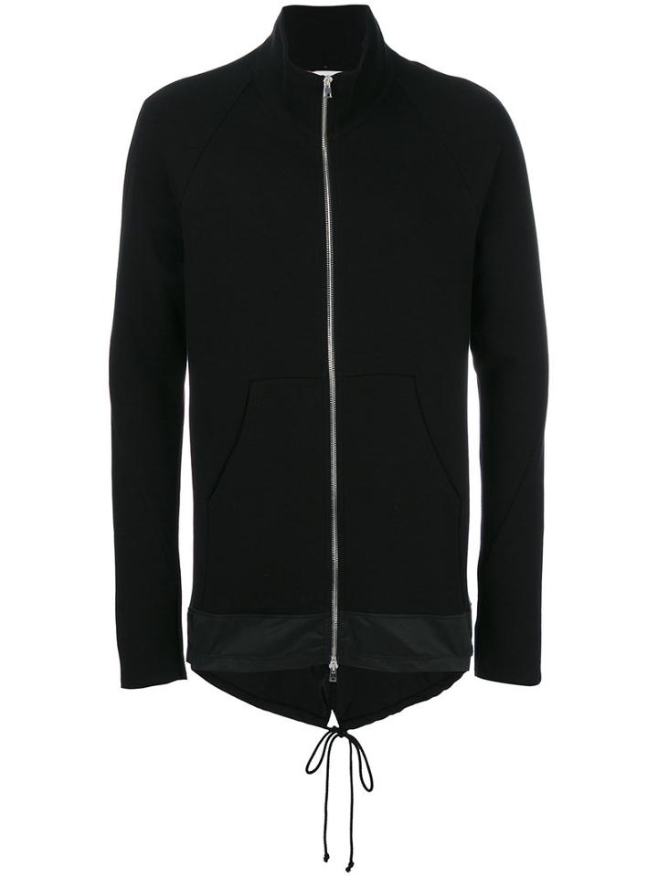 Lost & Found Rooms - Kangaroo Pockets Zipped Sweatshirt - Men - Cotton/polyester - Xxl, Black, Cotton/polyester