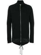 Lost & Found Rooms - Kangaroo Pockets Zipped Sweatshirt - Men - Cotton/polyester - Xxl, Black, Cotton/polyester