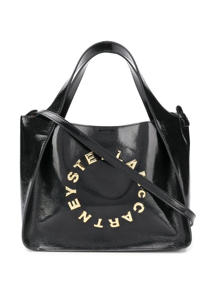 Stella Mccartney Small Stella Logo Tote - Black