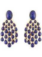 Aurelie Bidermann Cherokee Earrings - Gold/blue