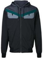 Fendi Monster Hooded Lightweight Jacket, Men's, Size: 52, Grey, Polyamide/spandex/elastane