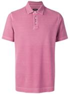Z Zegna Plain Polo Shirt - Pink