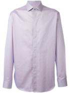 Giorgio Armani Concealed Fastening Shirt, Men's, Size: 43, Red, Cotton
