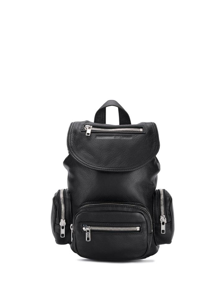 Mcq Alexander Mcqueen Multi-zip Backpack - Black