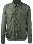 Moncler Trionphe Shirt Jacket, Men's, Size: 2, Green, Cotton/polyamide