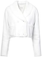 Maison Margiela Lamb Fur Jacket - White