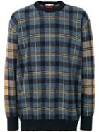 Stella Mccartney - Plaid Sweater - Men - Virgin Wool - M, Blue, Virgin Wool