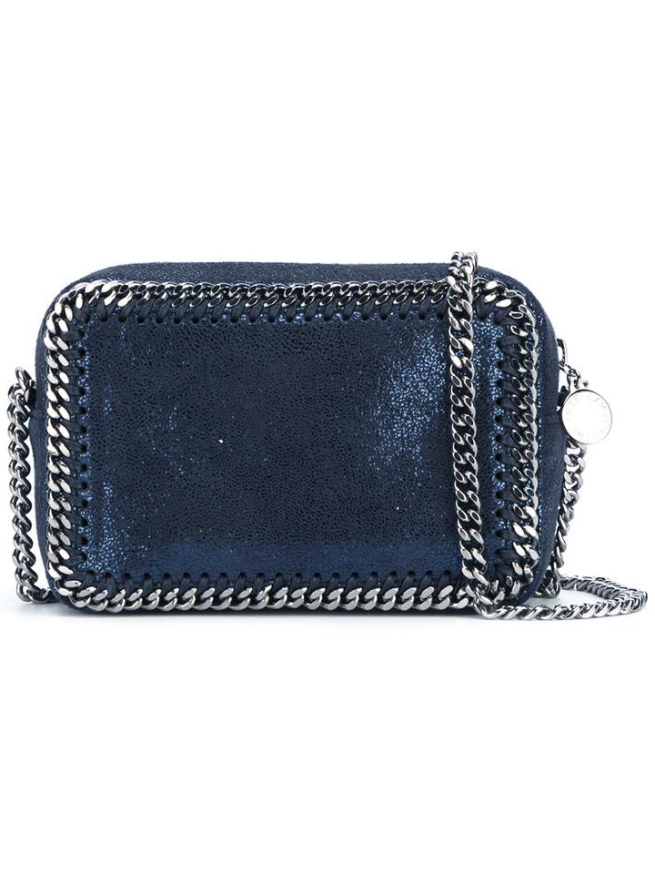 Stella Mccartney - Falabella Cross-body Bag - Women - Polyester - One Size, Women's, Blue, Polyester