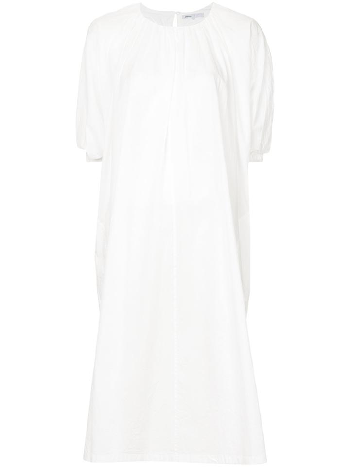 08sircus Puff Sleeve Midi Dress - White