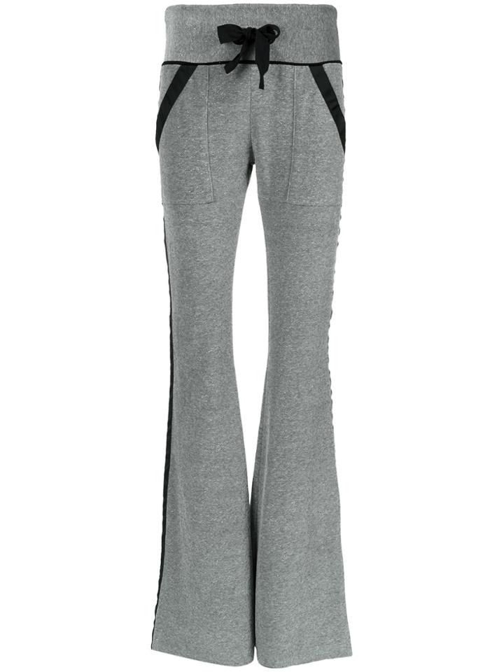 Andrea Bogosian Glitter Flared Trousers - Grey
