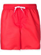 Gcds Bicolour Swim Shorts - Red