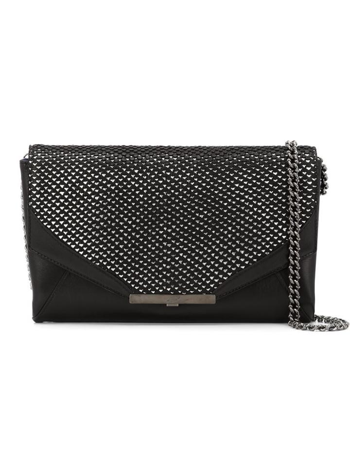 Khirma Eliazov - 'roya Envelope' Clutch - Women - Leather - One Size, Black, Leather