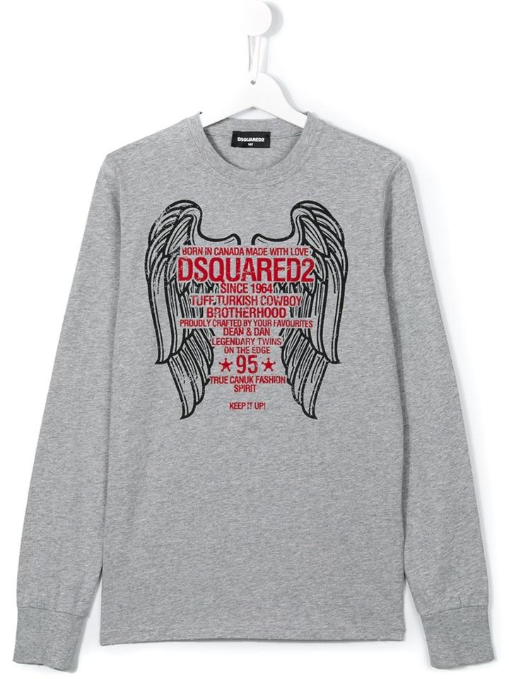 Dsquared2 Kids Wings Print T-shirt