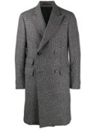 Z Zegna Plaid Cappotto Coat - Grey