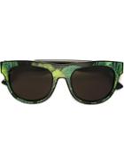 Diesel Tropical Print Sunglasses