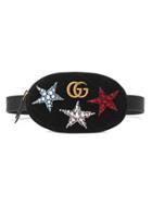 Gucci Gg Marmont Velvet Belt Bag - Black