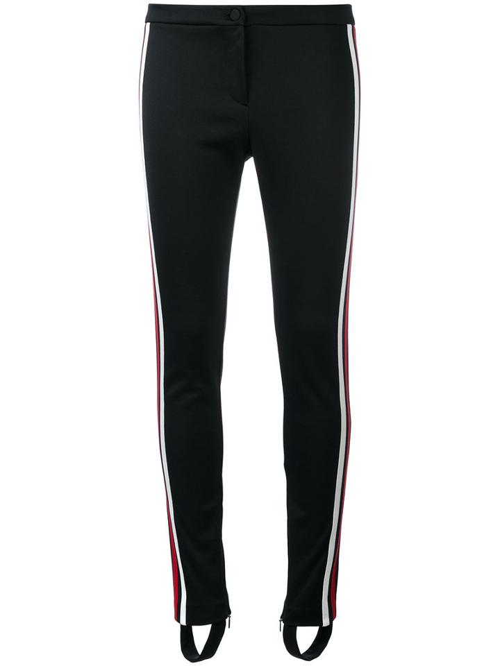 Gucci - Stripe Print Leggings - Women - Cotton/polyester - S, Black, Cotton/polyester