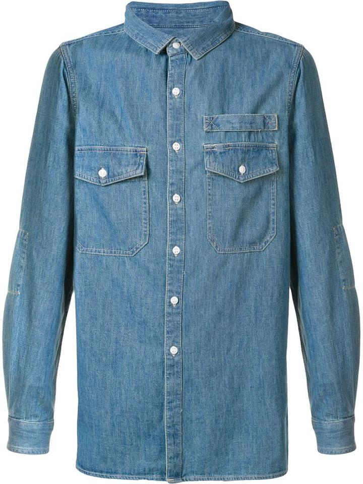 Stampd Classic Denim Shirt, Men's, Size: Medium, Blue, Cotton