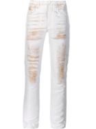 Calvin Klein Collection Metallic Detail Tapered Trousers