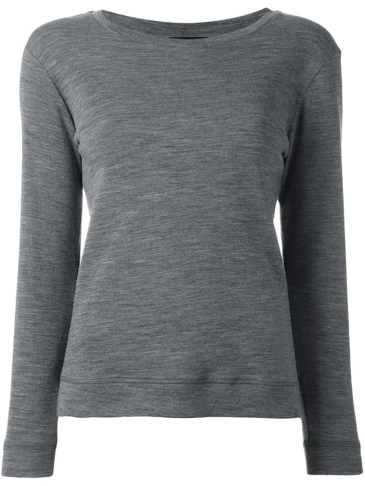 A.p.c. 'leslie' Jumper, Women's, Size: 38, Grey, Wool