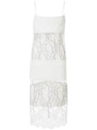 Dion Lee Whitewash Lace Collage Dress