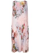 Moschino Floral Print Dress - Pink & Purple