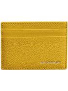 Burberry Grainy Leather Card Case - Yellow & Orange