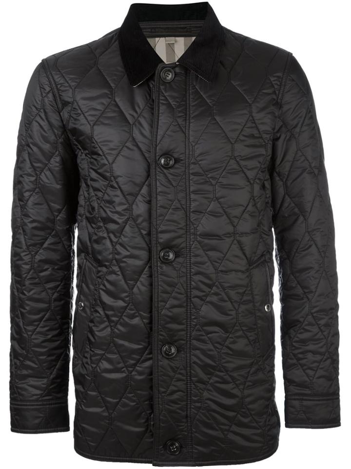 Burberry Quilted Zipped Jacket - Black