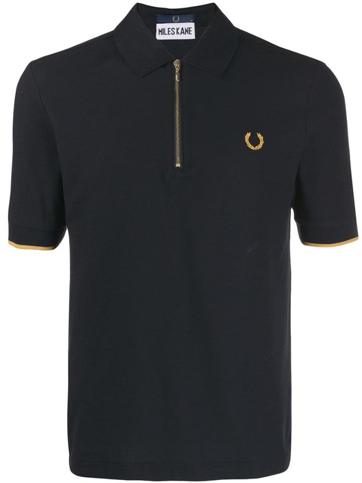 Fred Perry Logo Polo Shirt - Black