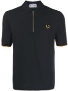 Fred Perry Logo Polo Shirt - Black