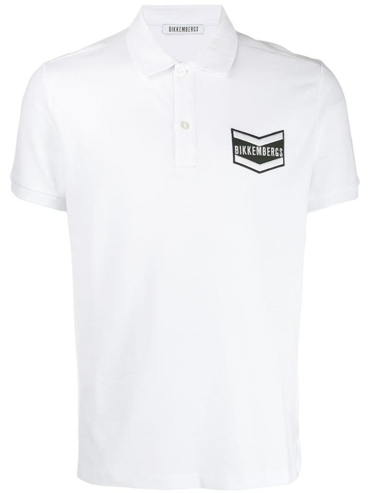 Dirk Bikkembergs Logo Short-sleeve Polo Shirt - White
