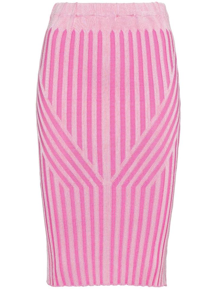 Cap Babette Ribbed Knitted Skirt - Pink
