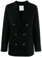 Sandro Paris Double-breasted Jacket - Black