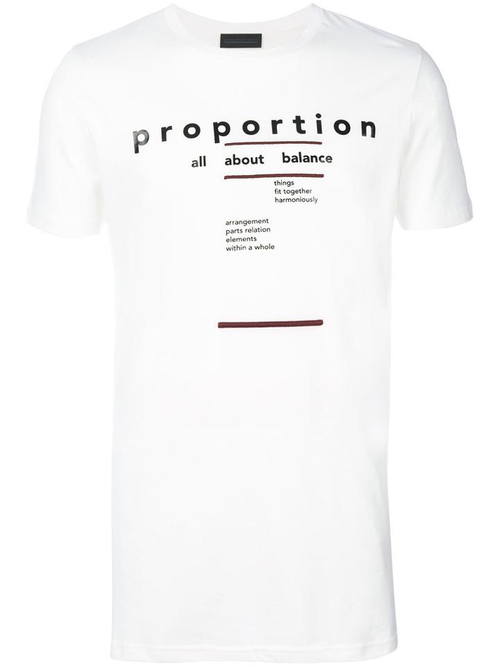 Diesel Black Gold - Text Print T-shirt - Men - Cotton - S, White, Cotton